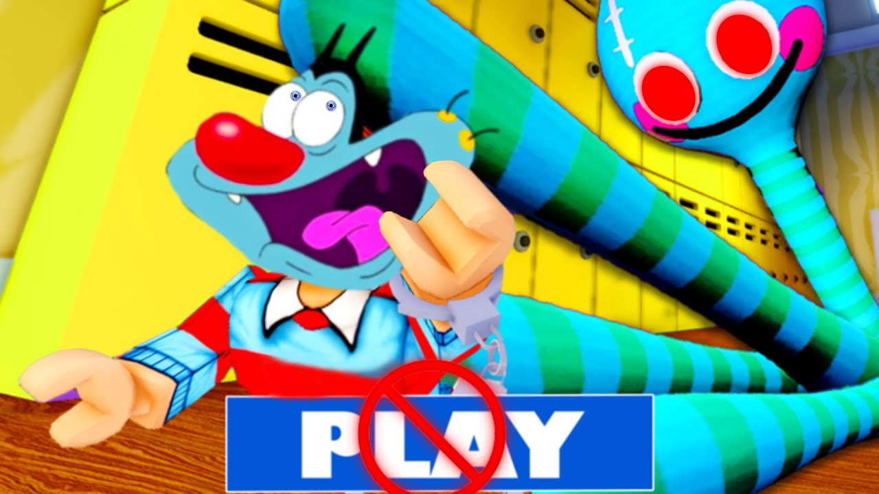 Can We Escape EVIL MR.WIGGLE!😱=💀 (Roblox ft.Oggy)