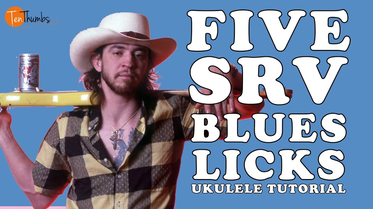 5 Stevie Ray Vaughn Blues Licks - Ukulele Tutorial