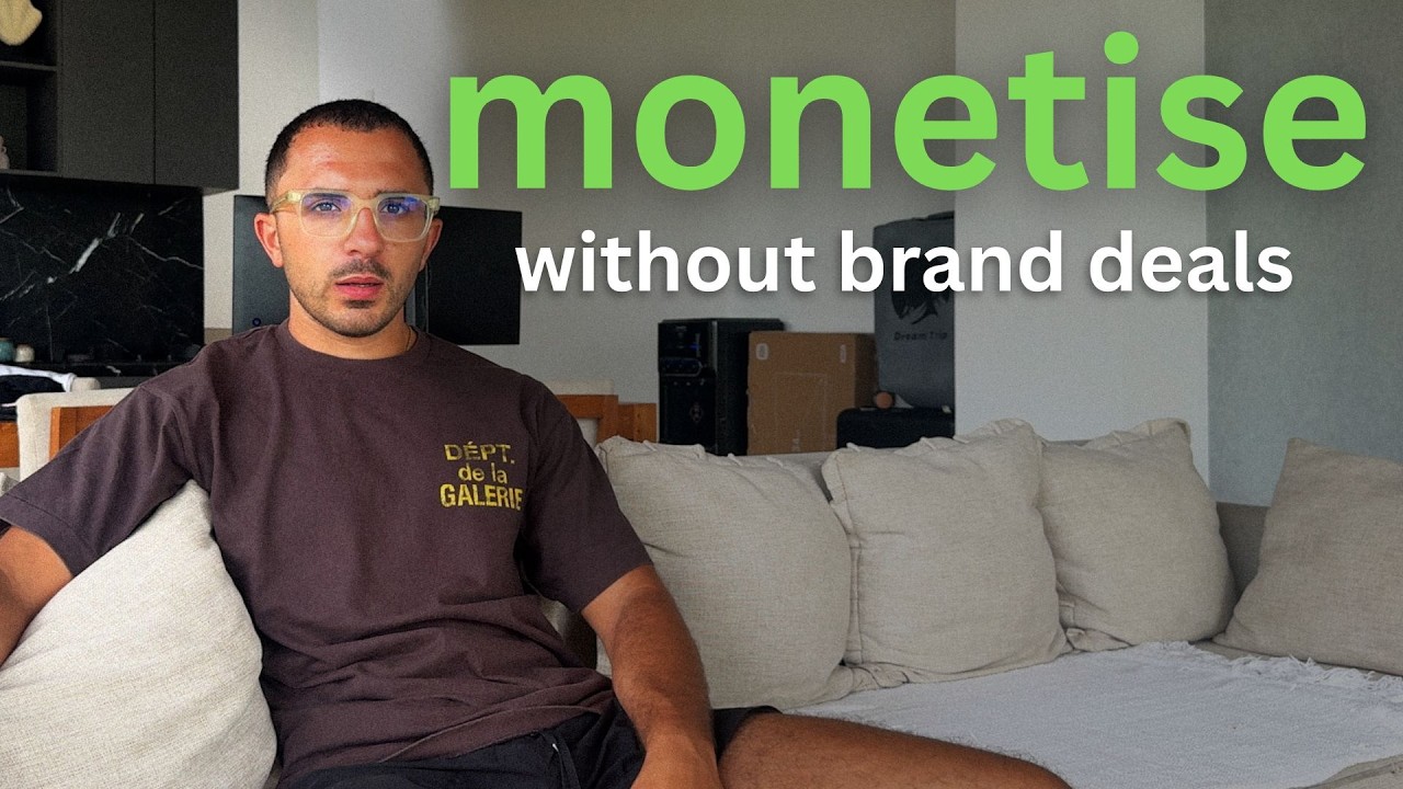 how to monetise your audience without brand deals (exact method)