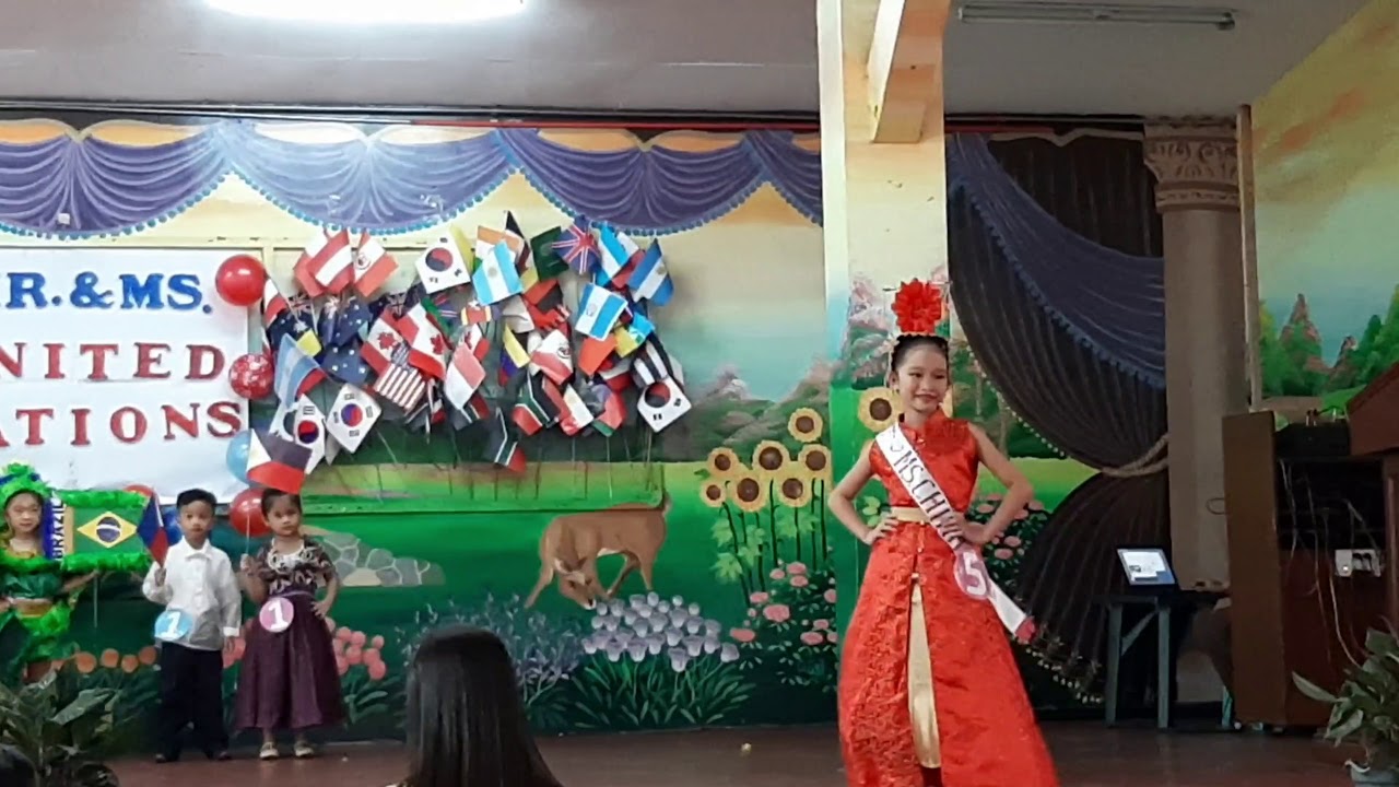 United Nation Fashion Show// kasuotan ng iba't ibang bansa