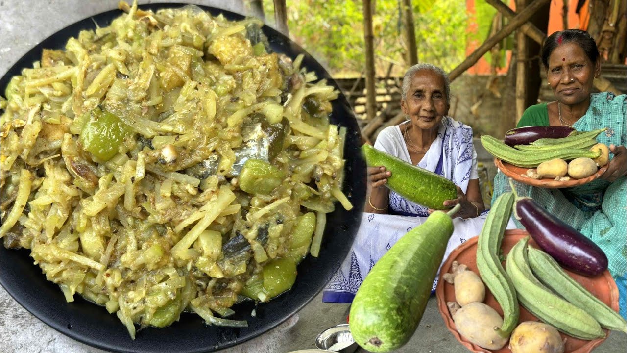 ঠাকুমার হাতে ওপার বাংলার লুপ্তপ্রায় রান্না ভাঙাচোরা শুক্ত।এর স্বাদ জীবনেও ভুলবোনা।Bhangachora Shukt