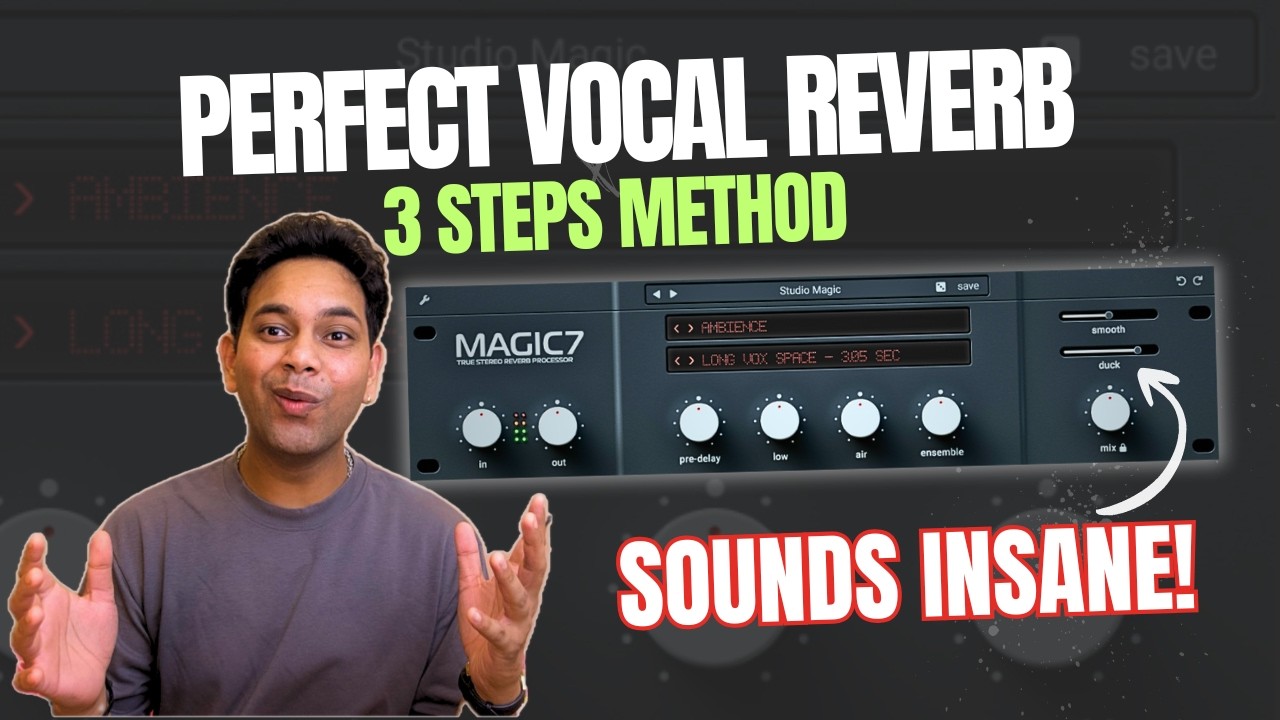 3 Steps to PERFECT Vocal Reverb (Pro Mix Trick Revealed!)