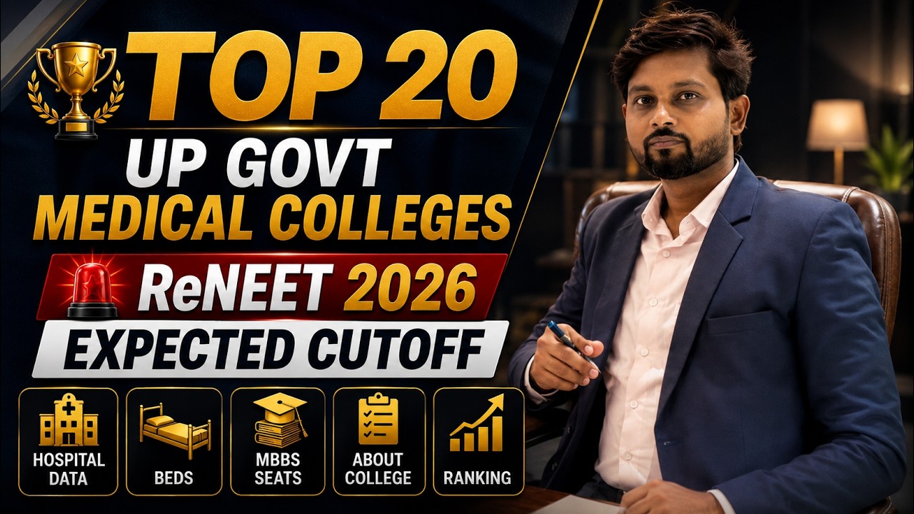 TOP 20 UP GOVT MEDICAL COLLEGES BY SHAILENDRA SIR