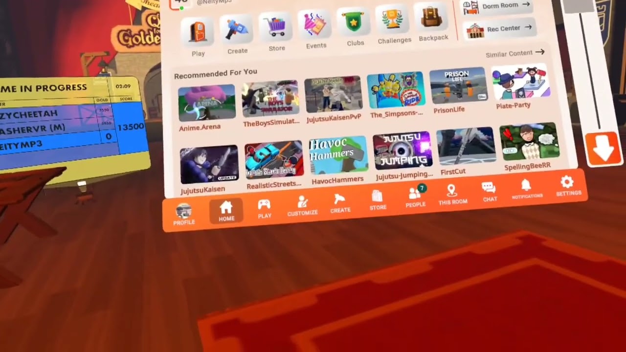Rec Room Bug report (EPILEPSY WARNING ⚠️)