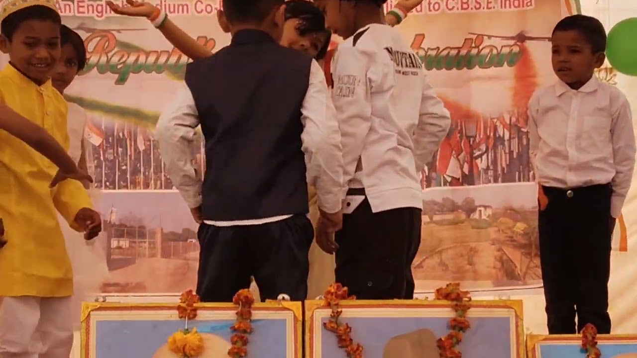 Unity in diversity #from class L.K.G.# Brilliant performance $ Dr.Shyam Narain Memorial Academy 🔥💯