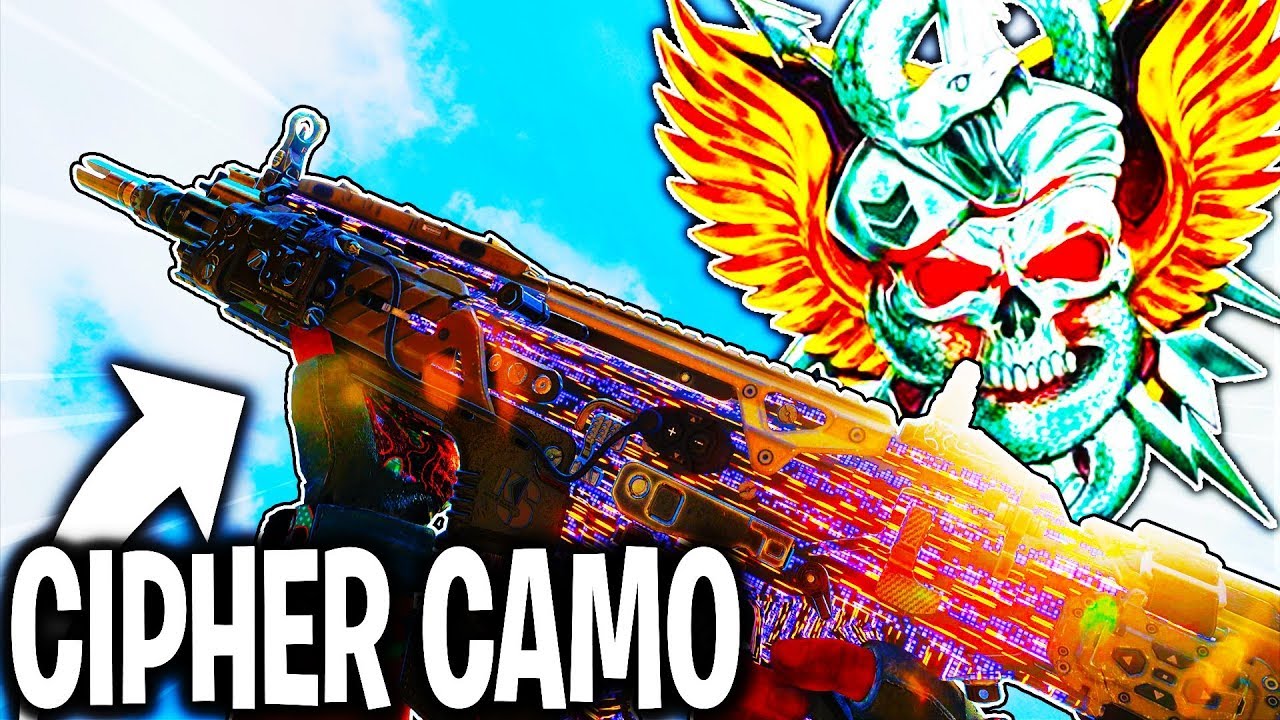 New CIPHER CAMO in COD BO4! RAMPART-17 CIPHER CAMO Gameplay! - Black Ops 4