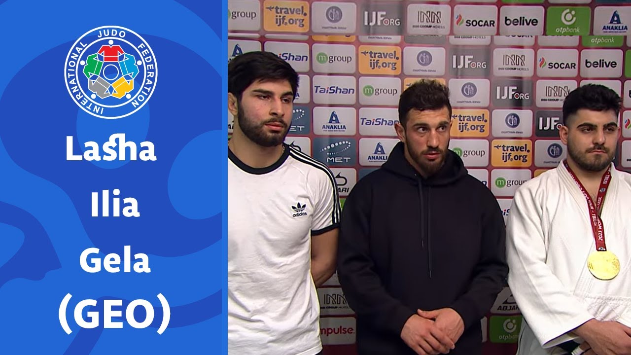 Lasha BEKAURI, Ilia SULAMANIDZE, Gela ZAALISHVILI (GEO) - Tbilisi Grand Slam 2023 Winners