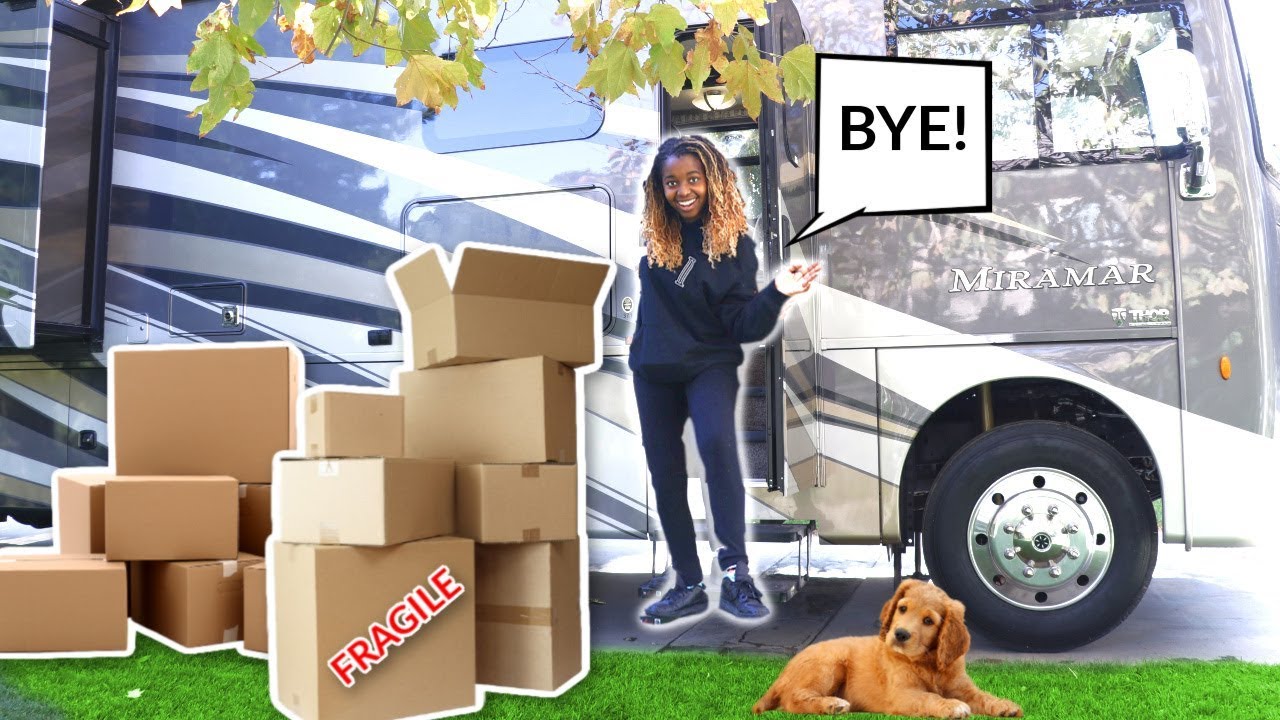 LEAVING OUR CALIFORNIA HOUSE TO START OUR TOUR!