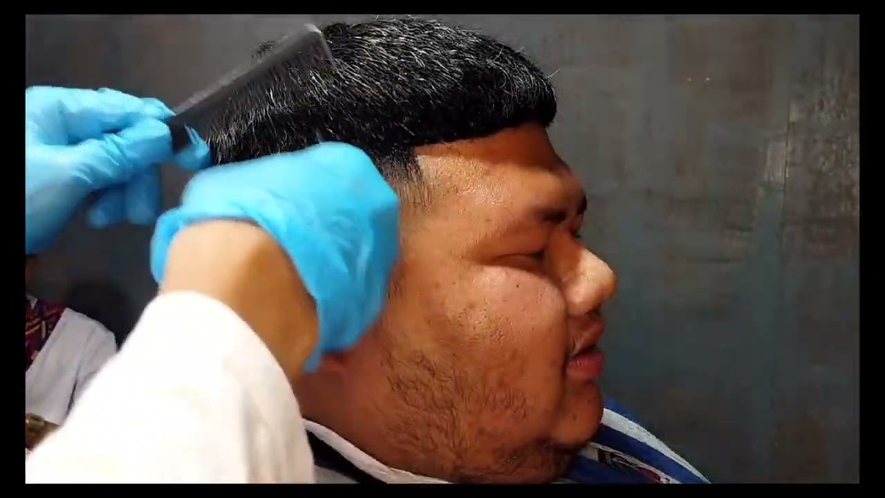 CROP TOP - MID TAPER FADE (Tagalog Tutorial) #barbertutorial #haircuttutorial