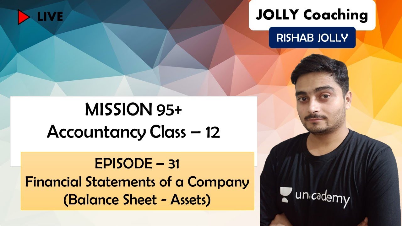 #31 Financial Statements of a Company | Balance Sheet of a Company | Class 12 | Balance Sheet Format