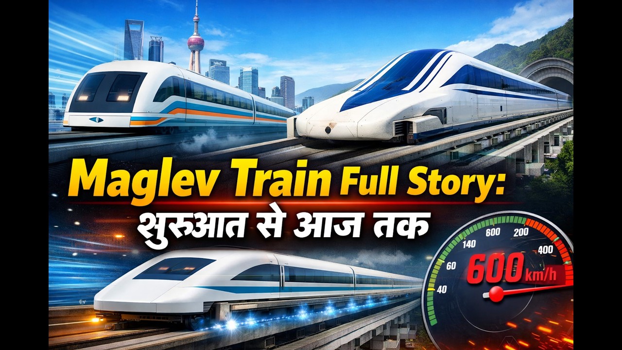 Maglev Train Full Story: Shuruat Se Aaj Tak  - 600+ KM/H Speed Train