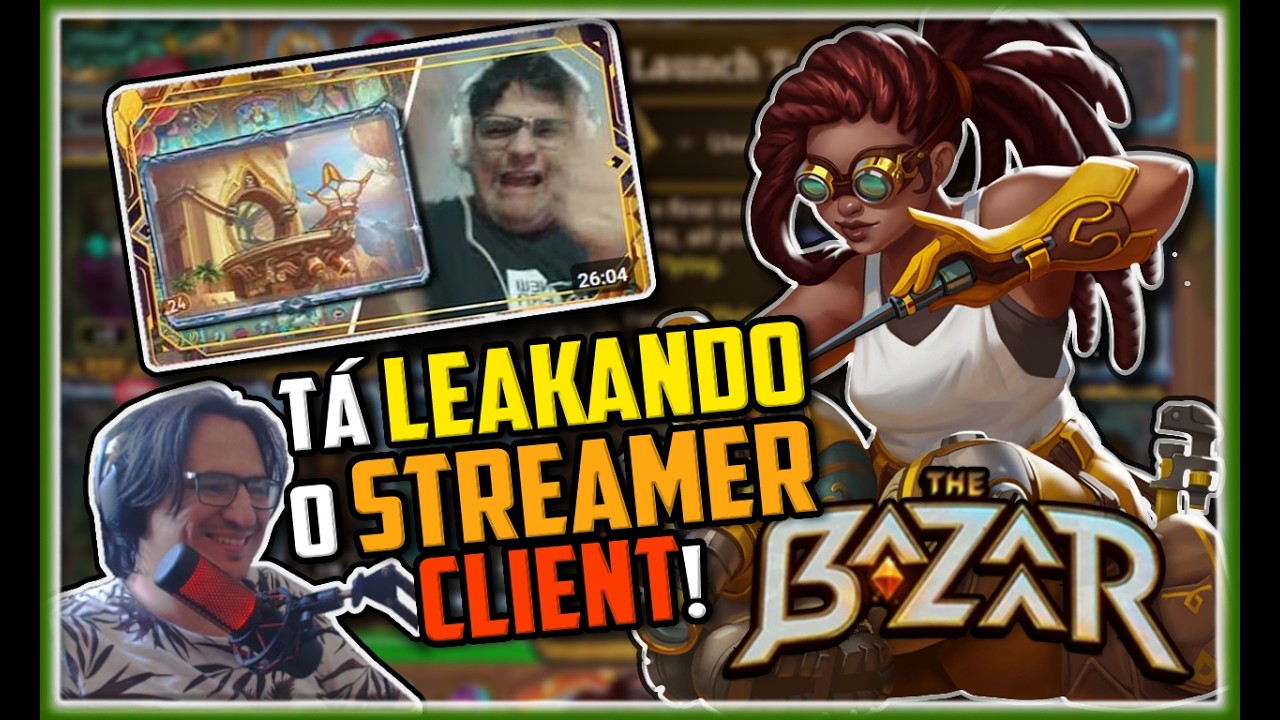 A INOVADA do PATO revelando o STREAMER CLIENT! - React - The Bazaar (PT-BR)