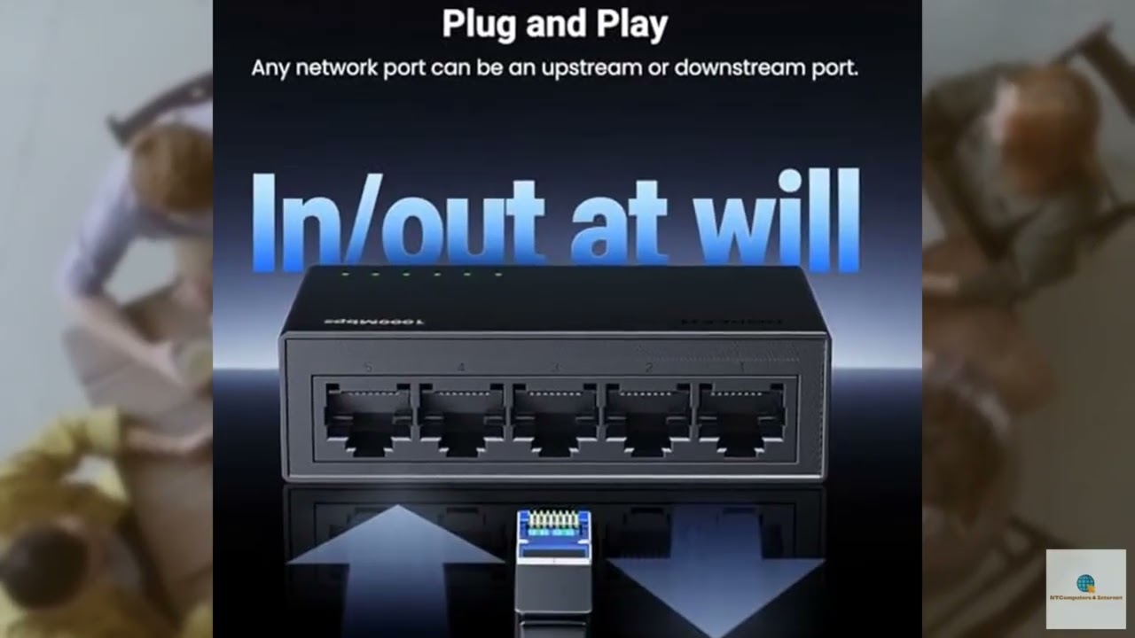 Review - UGREEN Ethernet Switch, 5 Port Gigabit Ethernet Splitter, Plug & Play, Wall Moun