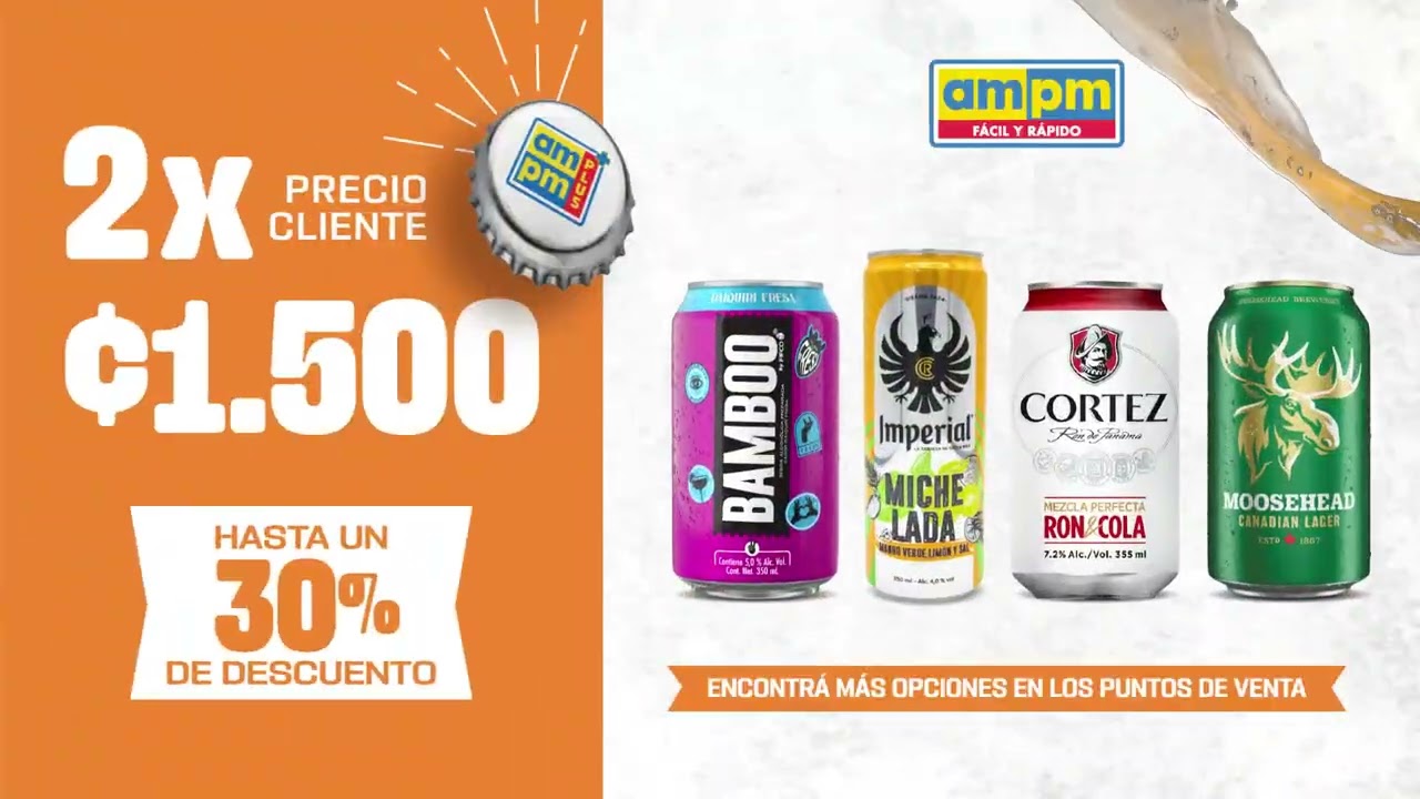 Llevá tus bebidas favoritas con AMPM.