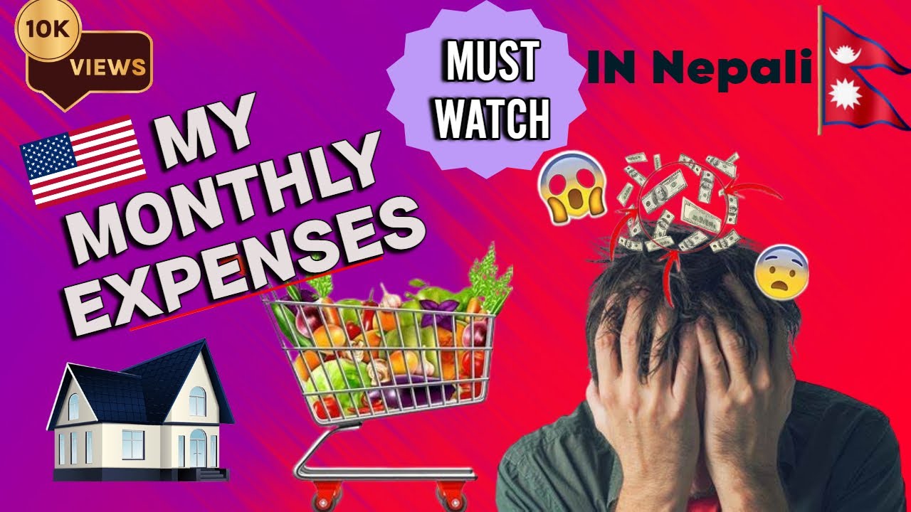 MY ONE MONTH EXPENSES IN USA | COST OF LIVING FOR NEPALI STUDENTS | EXPENSIVE???