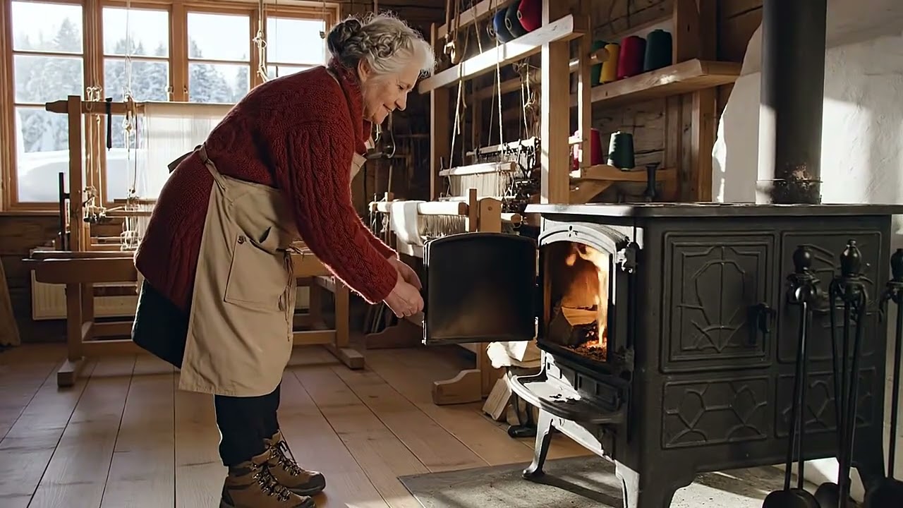 Lonely but Strong: 87-Year-Old Grandma Prepares for Winter in the Swiss Alps