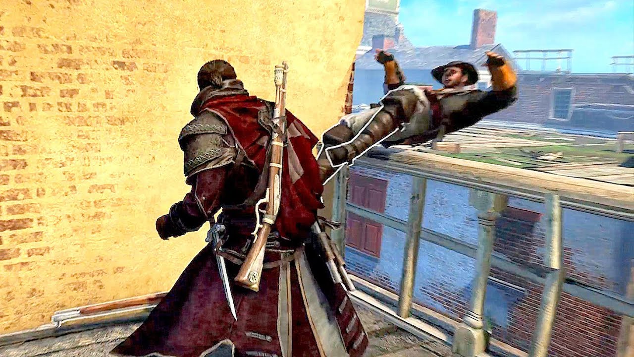 Assassin's Creed Rogue Assassin Killer Outfit Stealth , Combat & Exploration Movie Montage