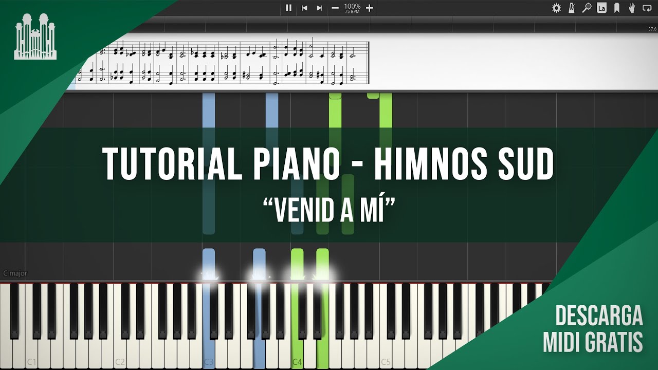 VENID A MI - TUTORIAL PIANO SYNTHESIA 🎹 | HIMNOS SUD #61
