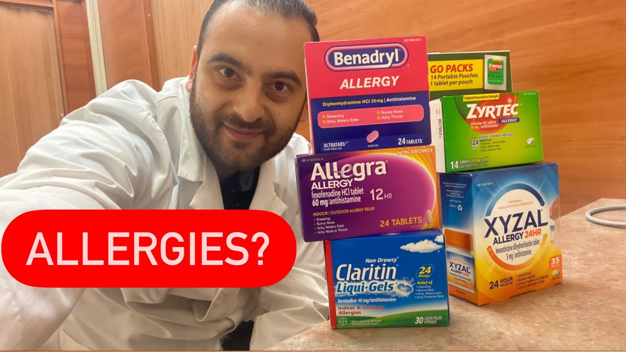 How to Treat Allergies? Seasonal Allergies: Runny Nose, Watery Itchy Eyes | OTC Medications