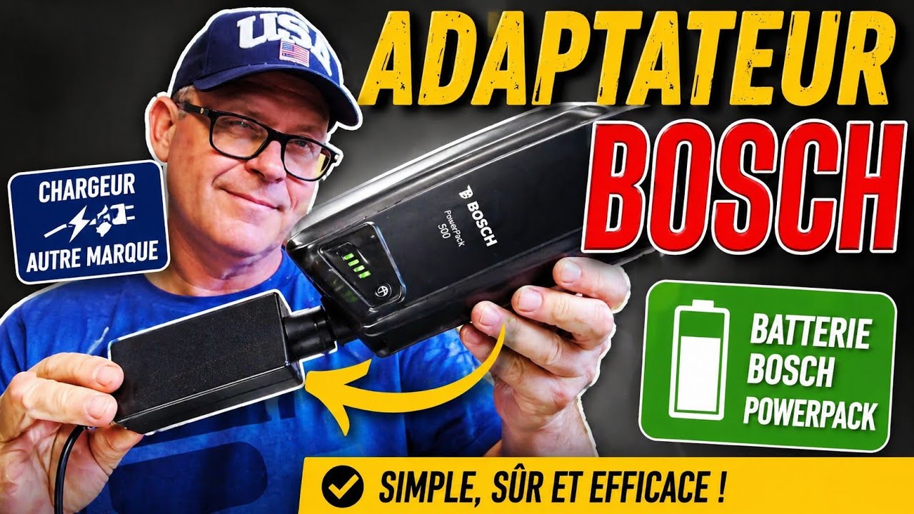 Comment RECHARGER une BATTERIE  Bosch avec un chargeur d'une Autre MARQUE