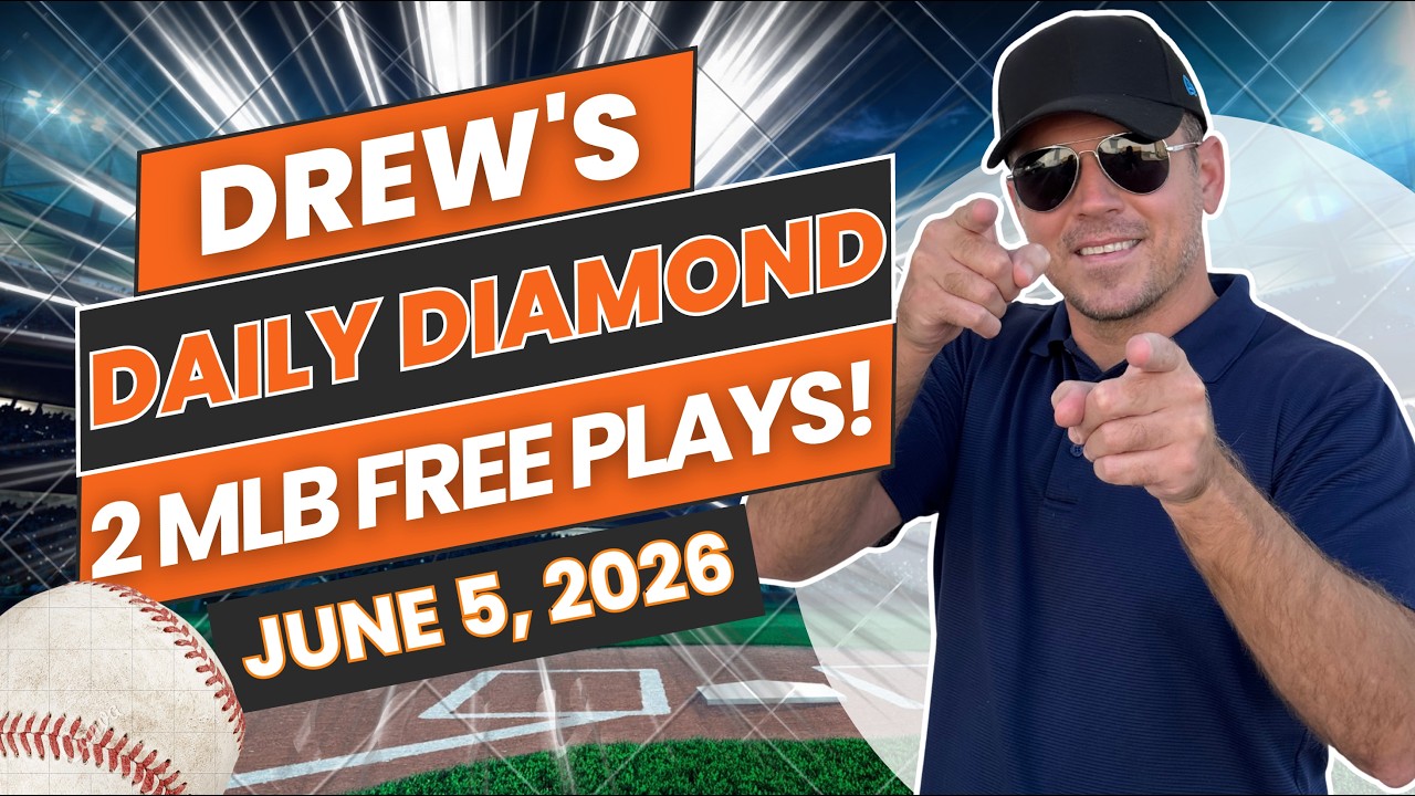ЛУЧШИЕ прогнозы и ставки на MLB сегодня! | Ежедневный выбор от Дрю на 5 июня 2026 г.