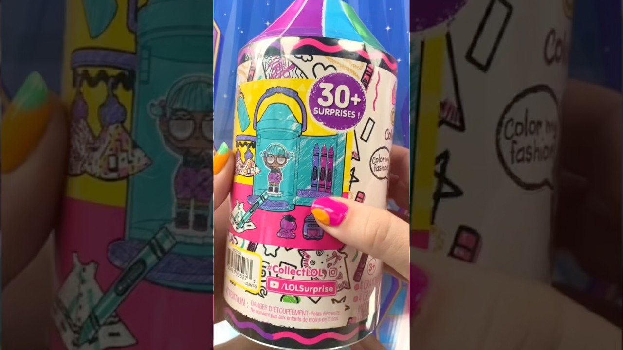 ASMR LOL Surprise Crayola Dolls #shorts #asmr #lolsurprise #unboxing #cute