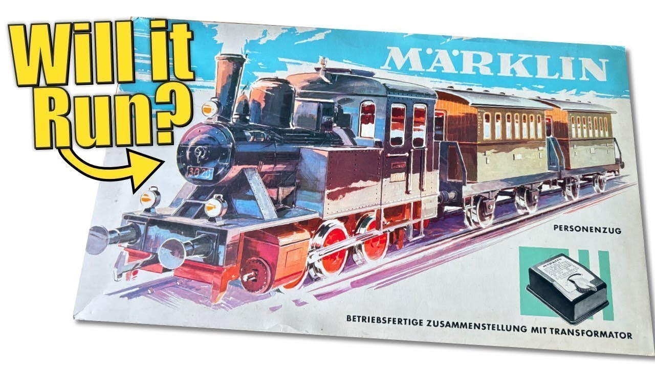 Will this 60 year old Marklin train set actually work? Vintage model railways | HO Scale Märklin