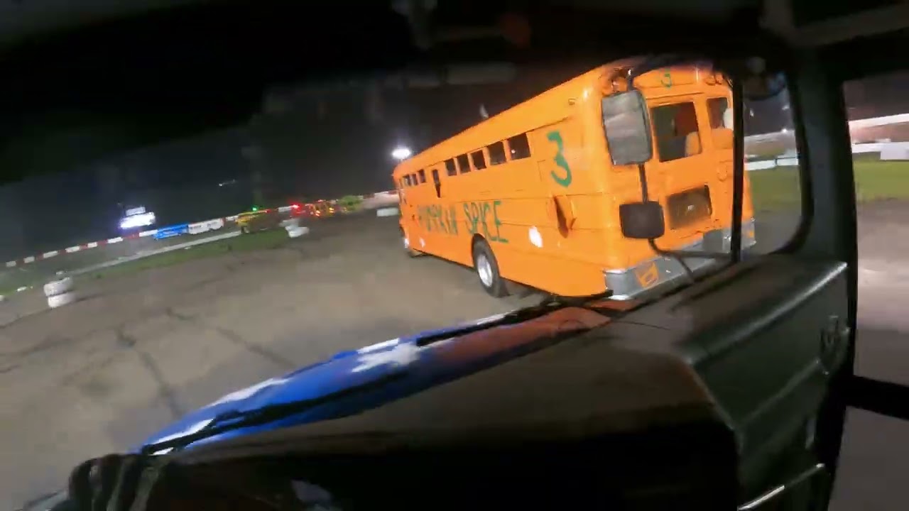 Holland Speedway Crash-A-Rama School Bus Figure 8 Feature 9/6/2025