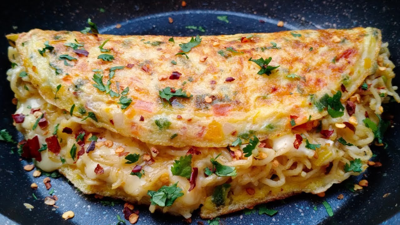 Vegetable Cheese Omelette Recipe | Easiest Breakfast Recipe