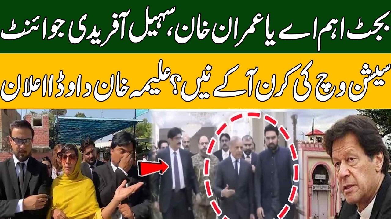 PTI Surprise | Budget Or Imran Khan | Aleema Khan Important Announcement In Media Talk Today