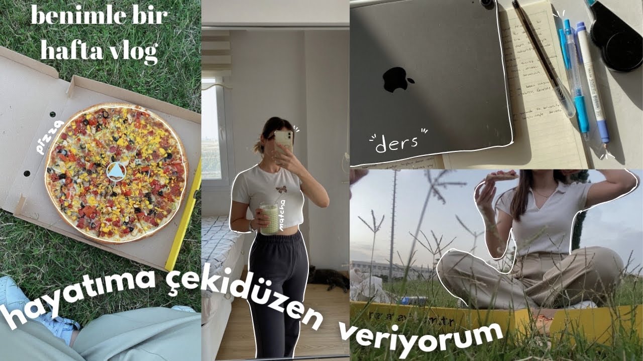 VLOG| Hayatıma çekidüzen veriyorum | Verimli ders çalışmak, dengeli beslenmek, cilt bakımı |  *FAİL*