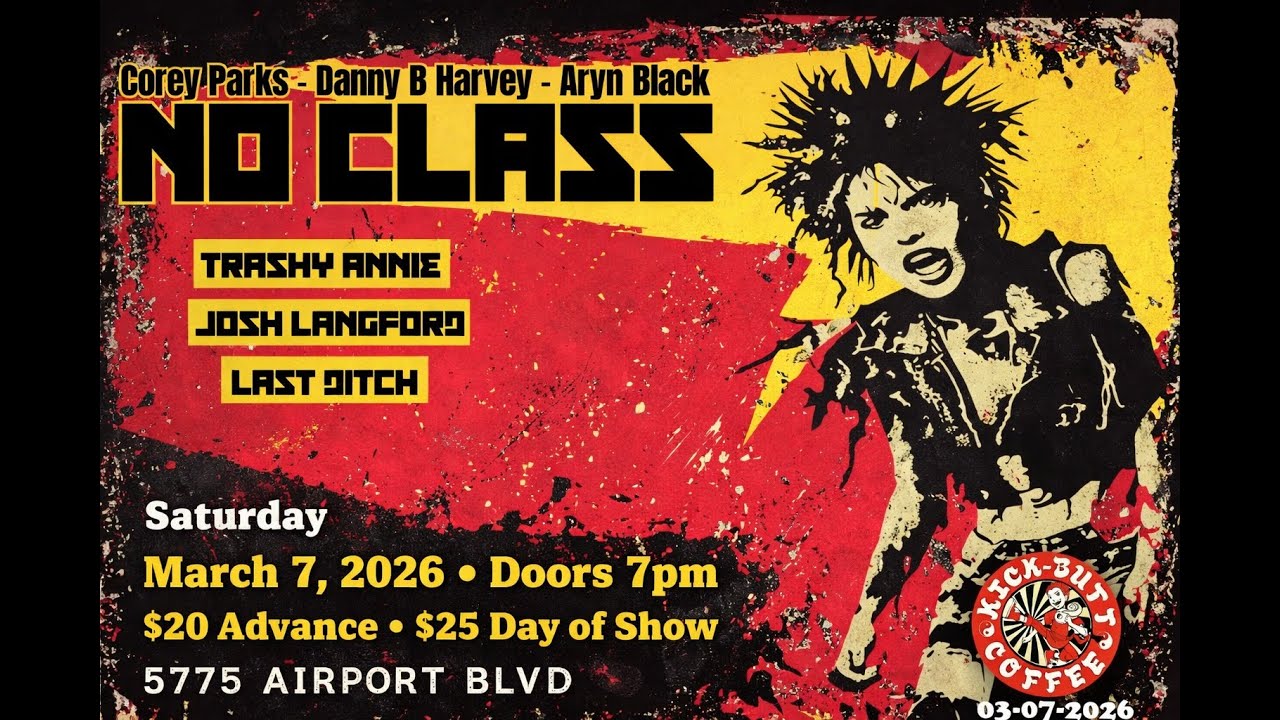 NO CLASS w/ Corey Parks   3-7-2026