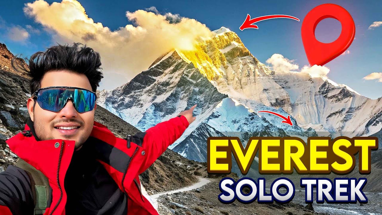 Everest Base Camp Trek 2025 | Solo Adventure Without Guide & Flight 😱 – Complete Journey