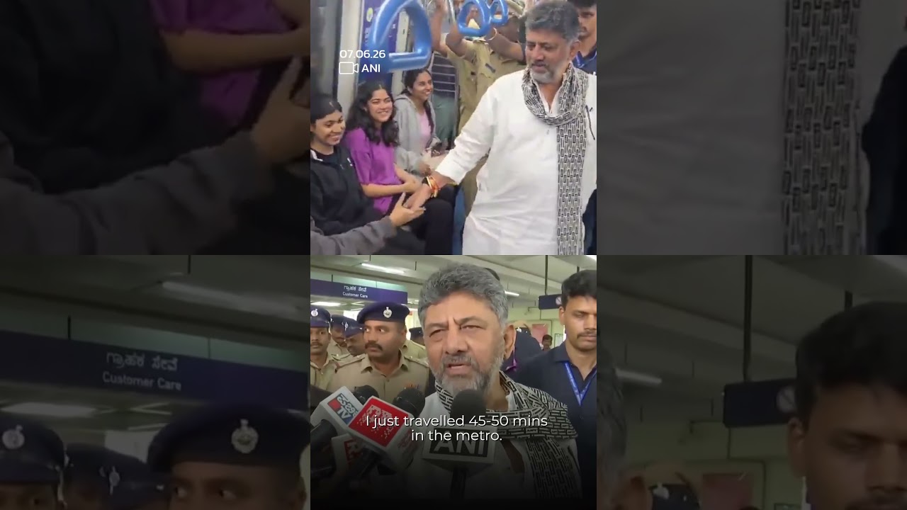 Karnataka CM DK Shivakumar Travels By Metro To &ldquo;Not Cause Traffic Issues&rdquo; | Mo of Everything