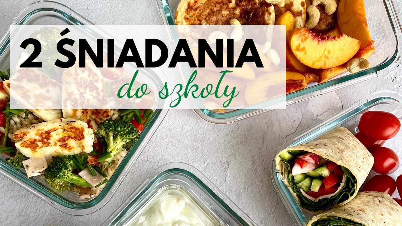 Pomysły na 2 śniadania do szkoły! 🍎🍱 Zdrowo i szybko