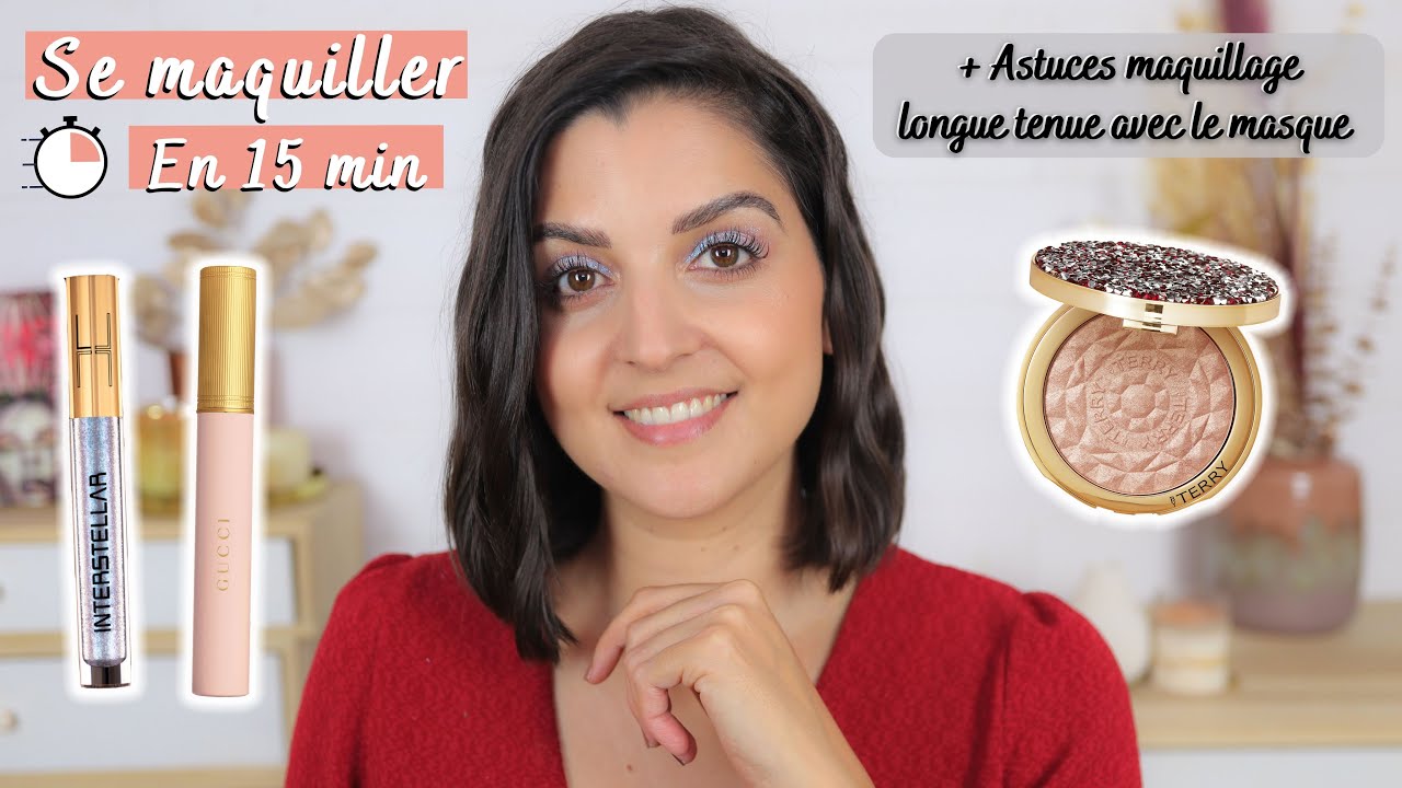 Se MAQUILLER en 15 MINUTES + ASTUCES maquillage LONGUE TENUE avec le MASQUE et nouveautés !