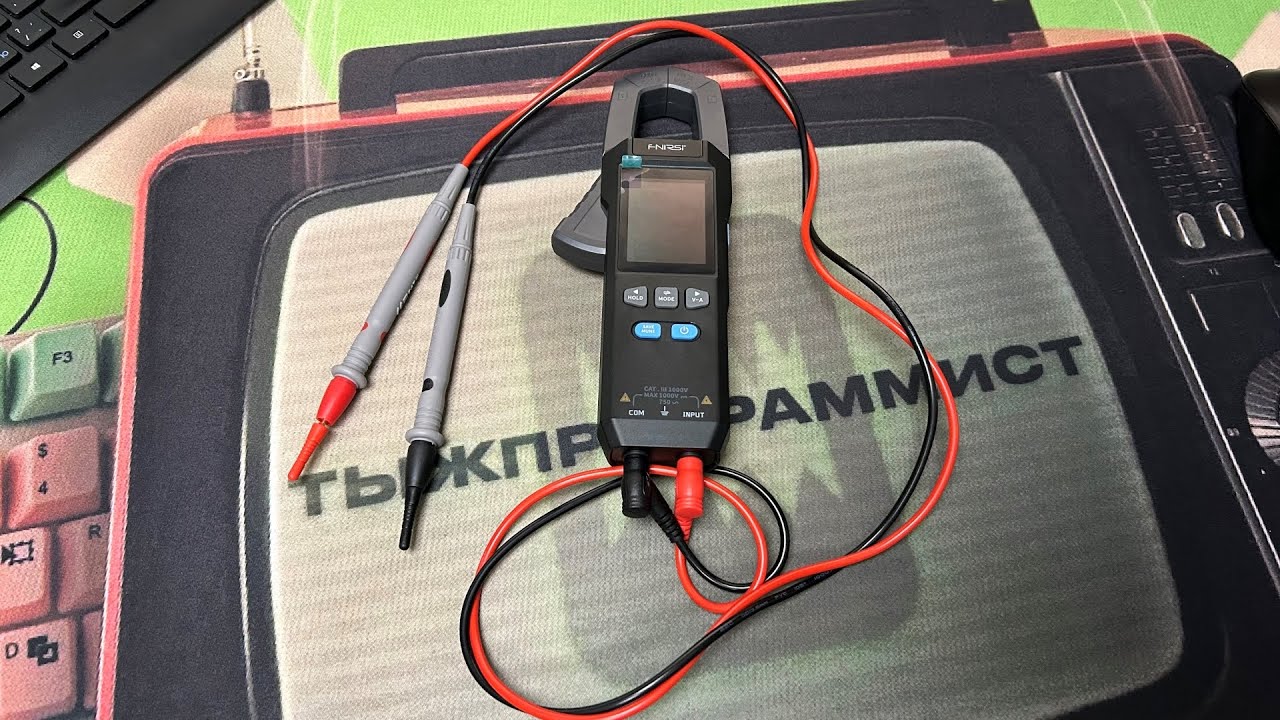 Обзор Fnirsi DMC100. Токовые клещи с мультиметром