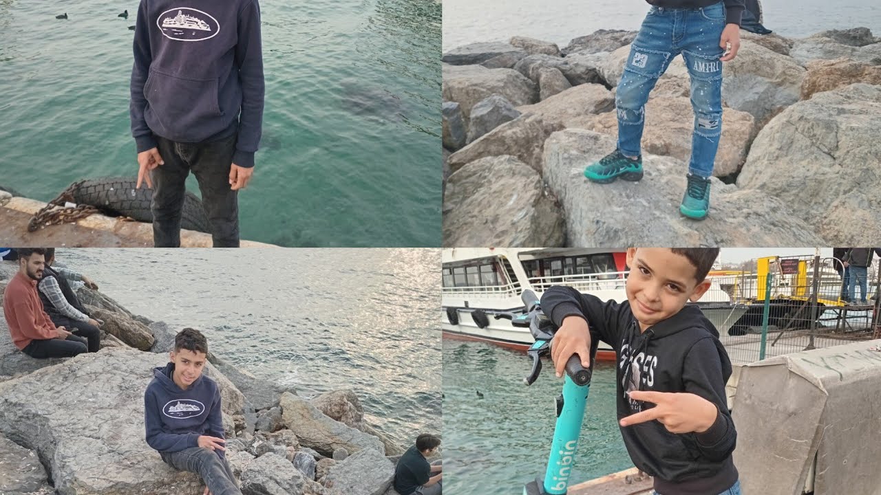 يوميات سامية💞 جوله في البحر انا ووليداتي 🤩🤩