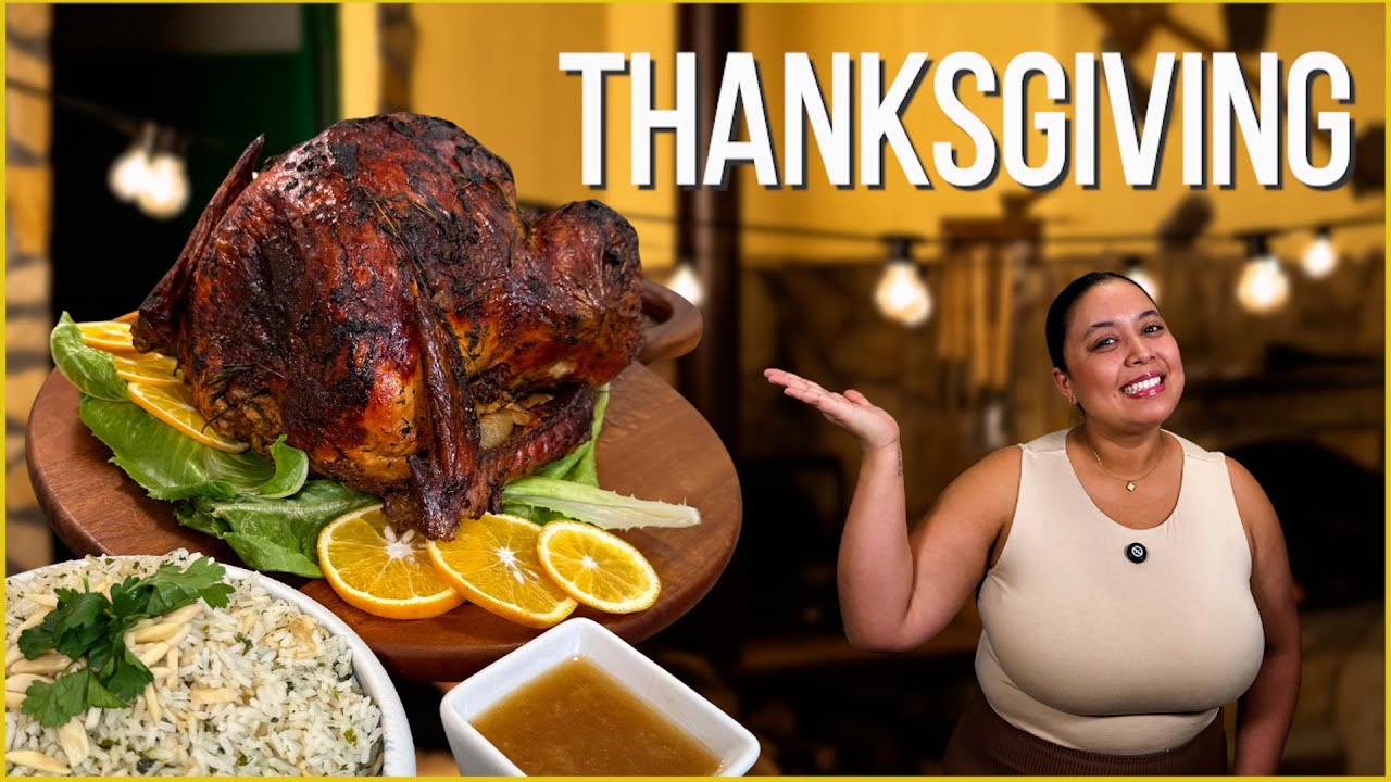 ¡Preparé un DELICIOSO PAVO de Thanksgiving! 🦃✨ | Paulita Tri