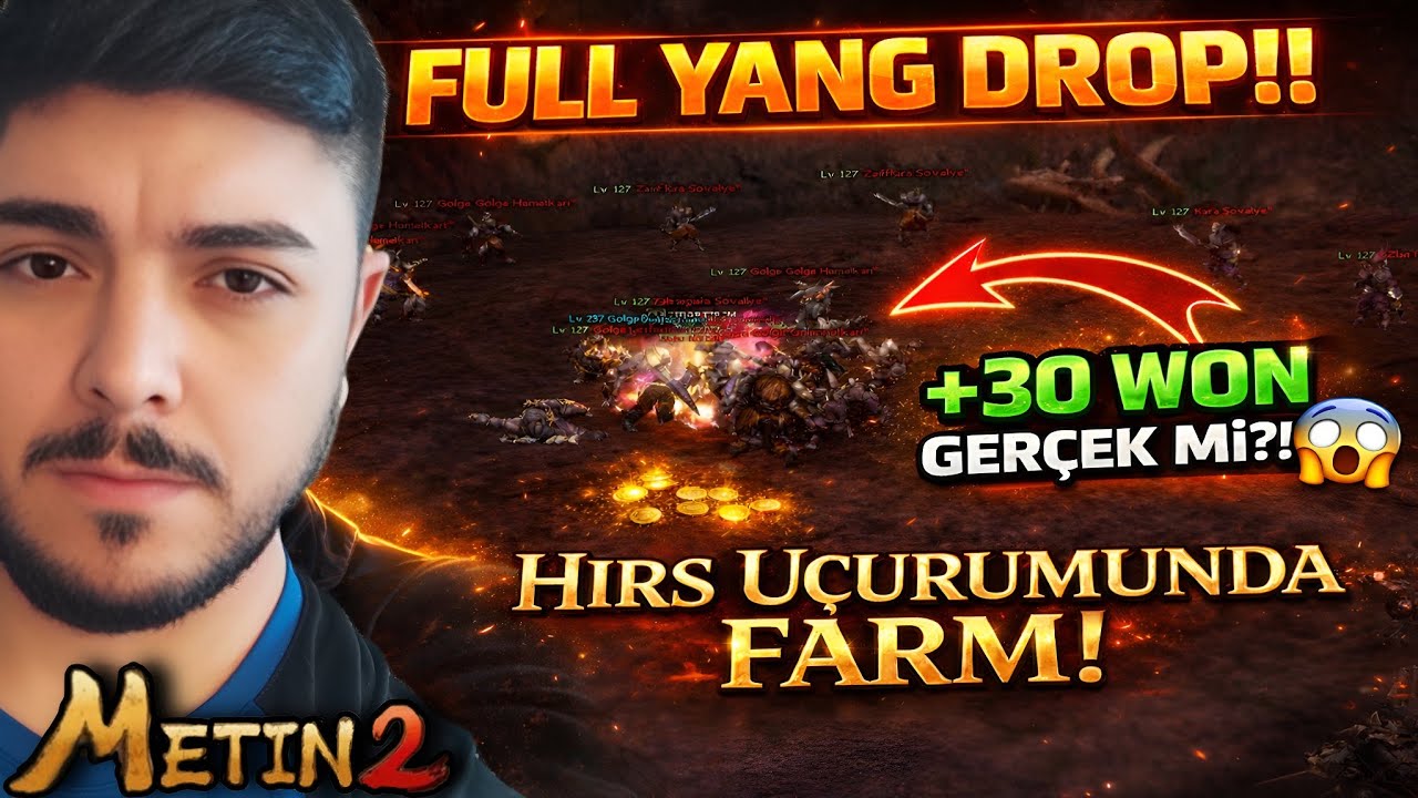 😱FULL YANG DROP İLE HIRS U&Ccedil;URUMU | 🤑 3 SİLAHŞ&Ouml;RLER | Metin2 TR Ruby#417 #emraherdem #metin2