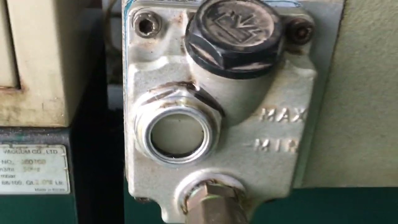 run the vacuum pump test WONVAC WOVP 0200