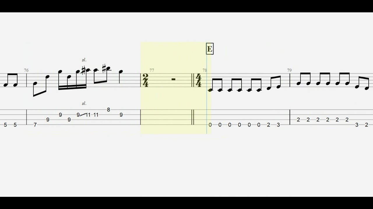 TOKIO. 宙船  bass tab