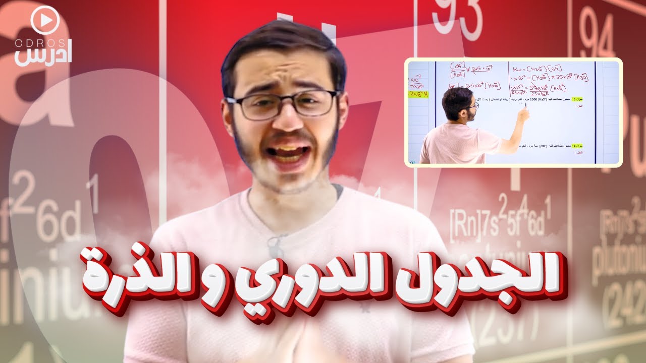 توجيهي 2008 - الجدول الدوري و الذرة  | أ. قصي اكبارية