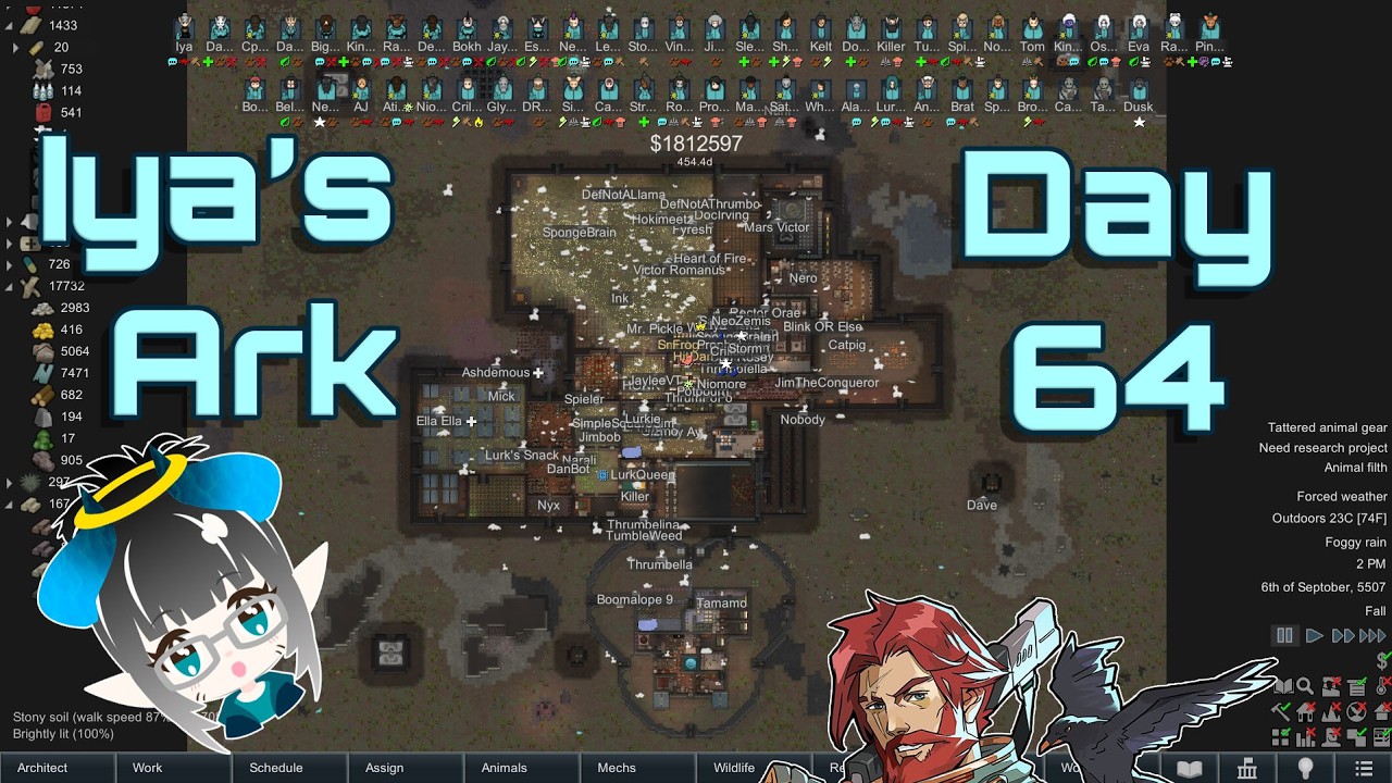 Iya's Ark 64 VOD - Moving day! Mayhap... *eyes Cass*