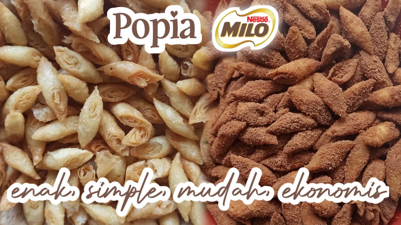 Cara Membuat Keripik Popia Milo | Resep Simple Dari Kulit Lumpia