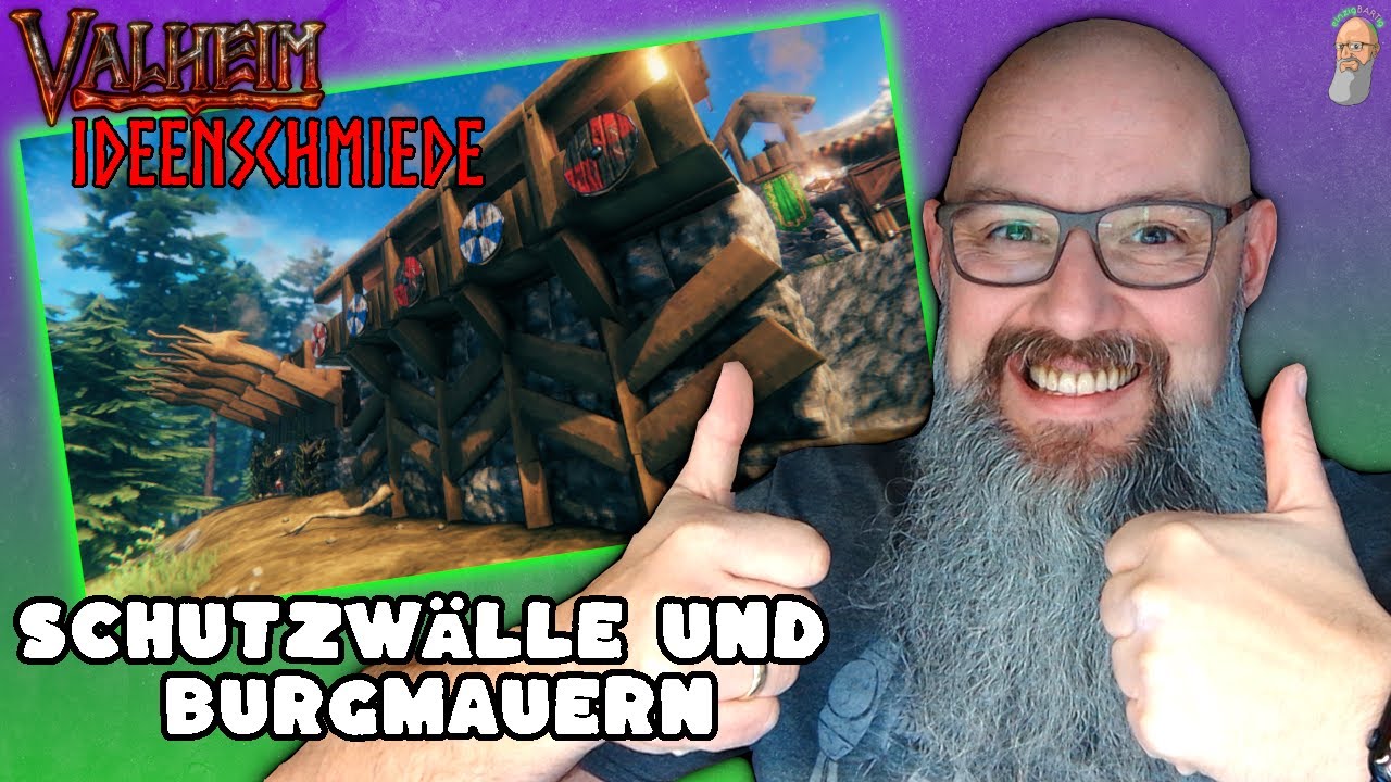 Valheim Ideenschmiede #40 | Schutzwälle und Burgmauern