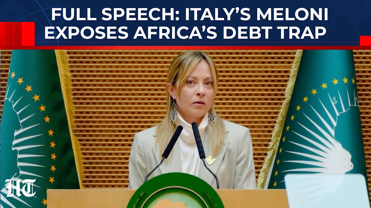 Watch Meloni's Powerful AU Speech In English, Italy PM Roars With 'Stop Exploiting Africa'