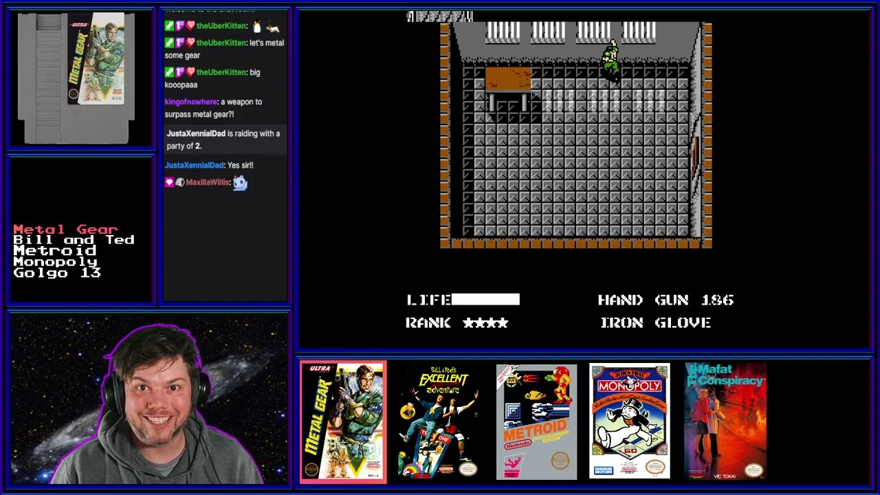 332nd Stream - Metal Gear - NES Playthroughs!