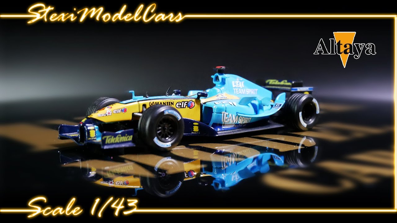 Renault R25 - Fernando Alonso - 2005 World Champion - Altaya - 1:43 1/43 modelcar presentation