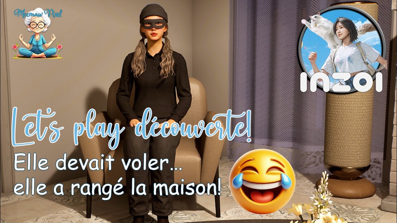 InZOI- Let's play découverte 🎮 : Quand le cambrioleur devient aide ménagère 😭🧹#18